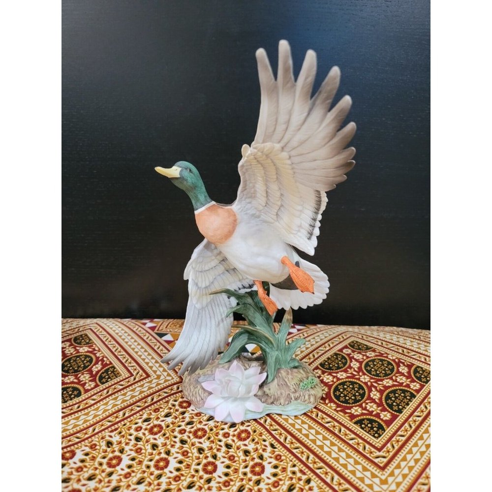 Masterpiece Porcelain by Homco Mallard in Flight 1990